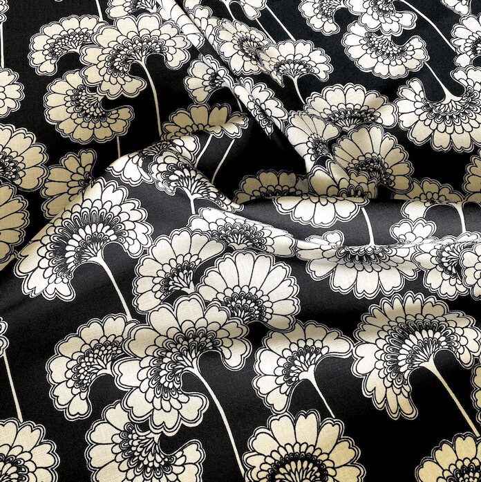 Florence Broadhurst Black and White Japanese Florals