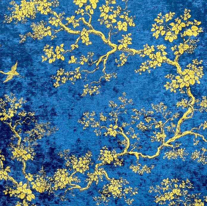 Florence Broadhurst The Cranes in Midnight Velvet