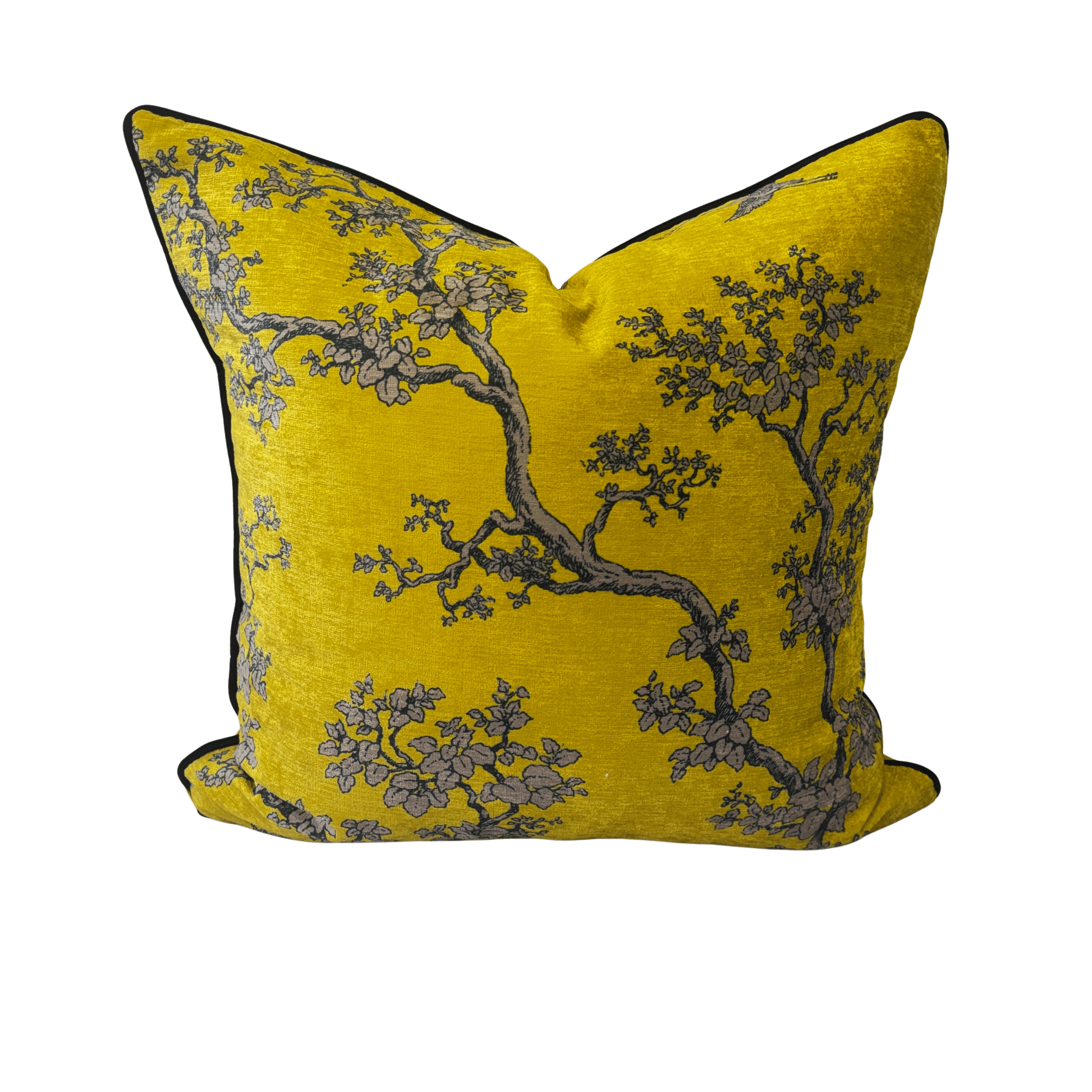 the cranes gold cushion by florence broadhurst