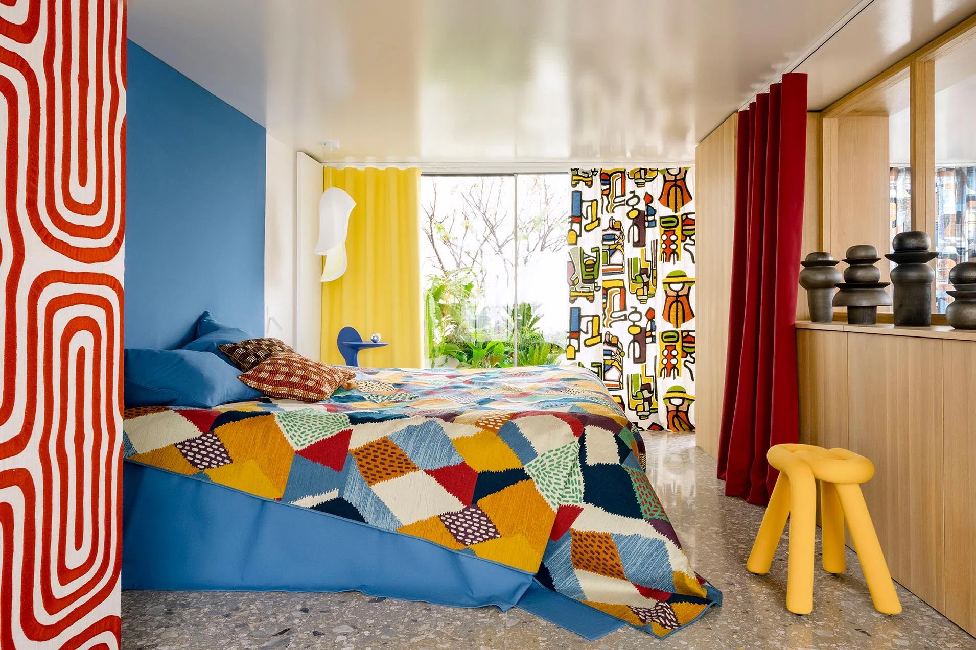 Nikita curtain in bedroom