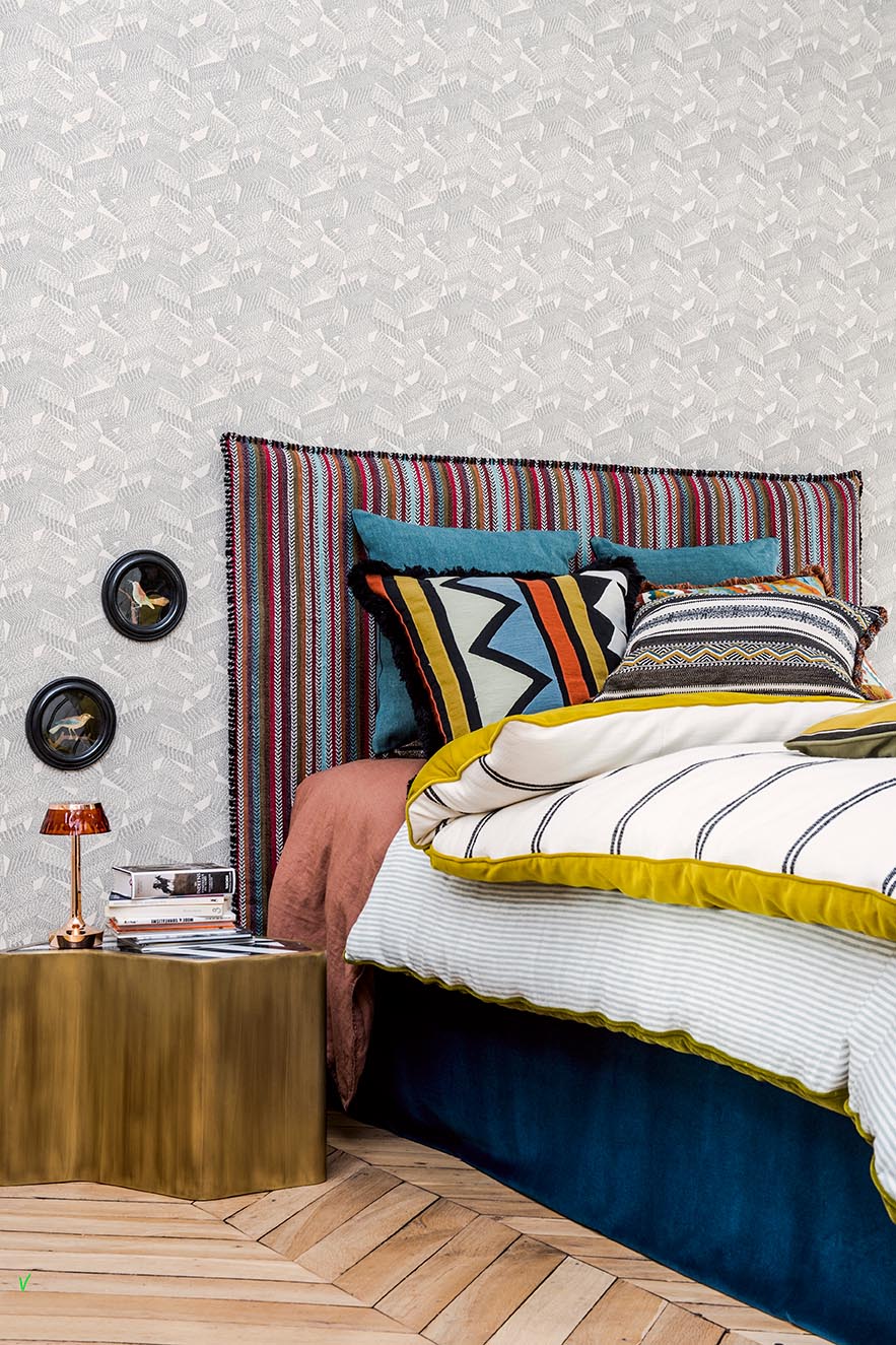 indiana cushion on bed