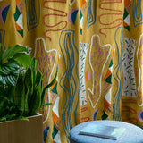 Pierre Frey Sprinkles Fabric used on curtains.