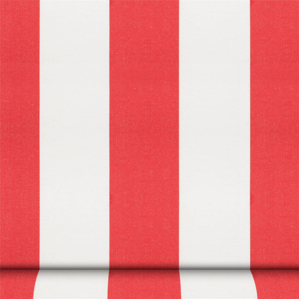 Sunbrella Red and White Stripe