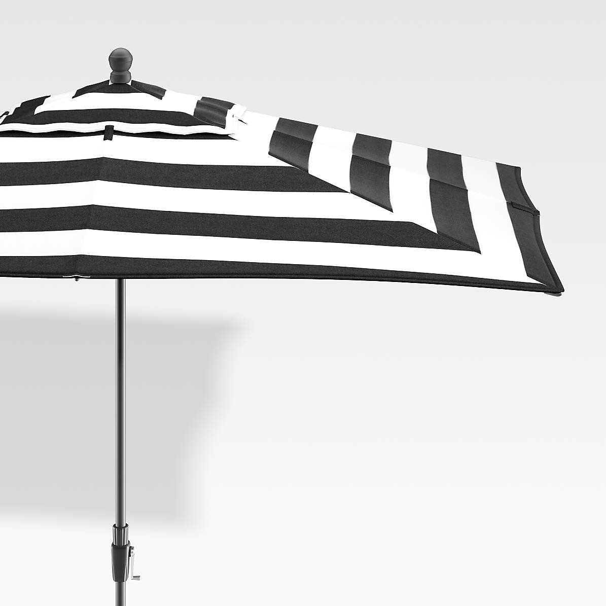 Sunbrella Black and White Stripe