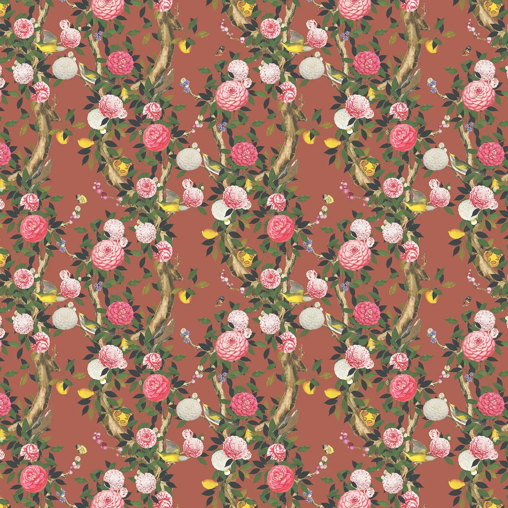 Warwick Fabrics - Magdalena Spice outdoor Upholstery Fabric.