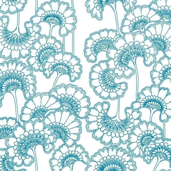 Florence Broadhurst Japanese Florals Upholstery Fabric.