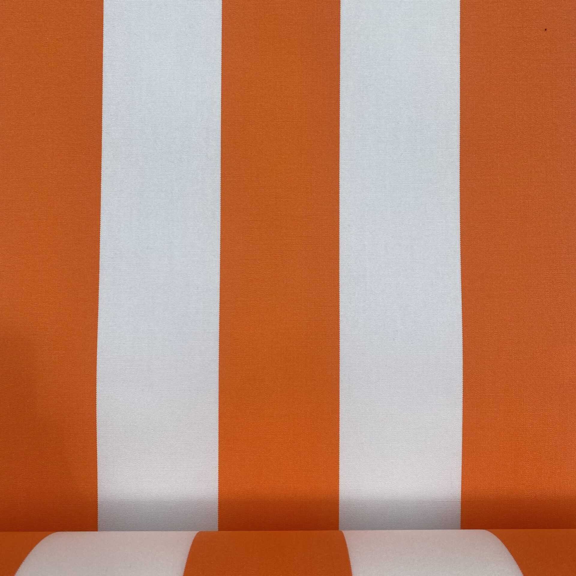 Dickson Orange and White Block Stripe