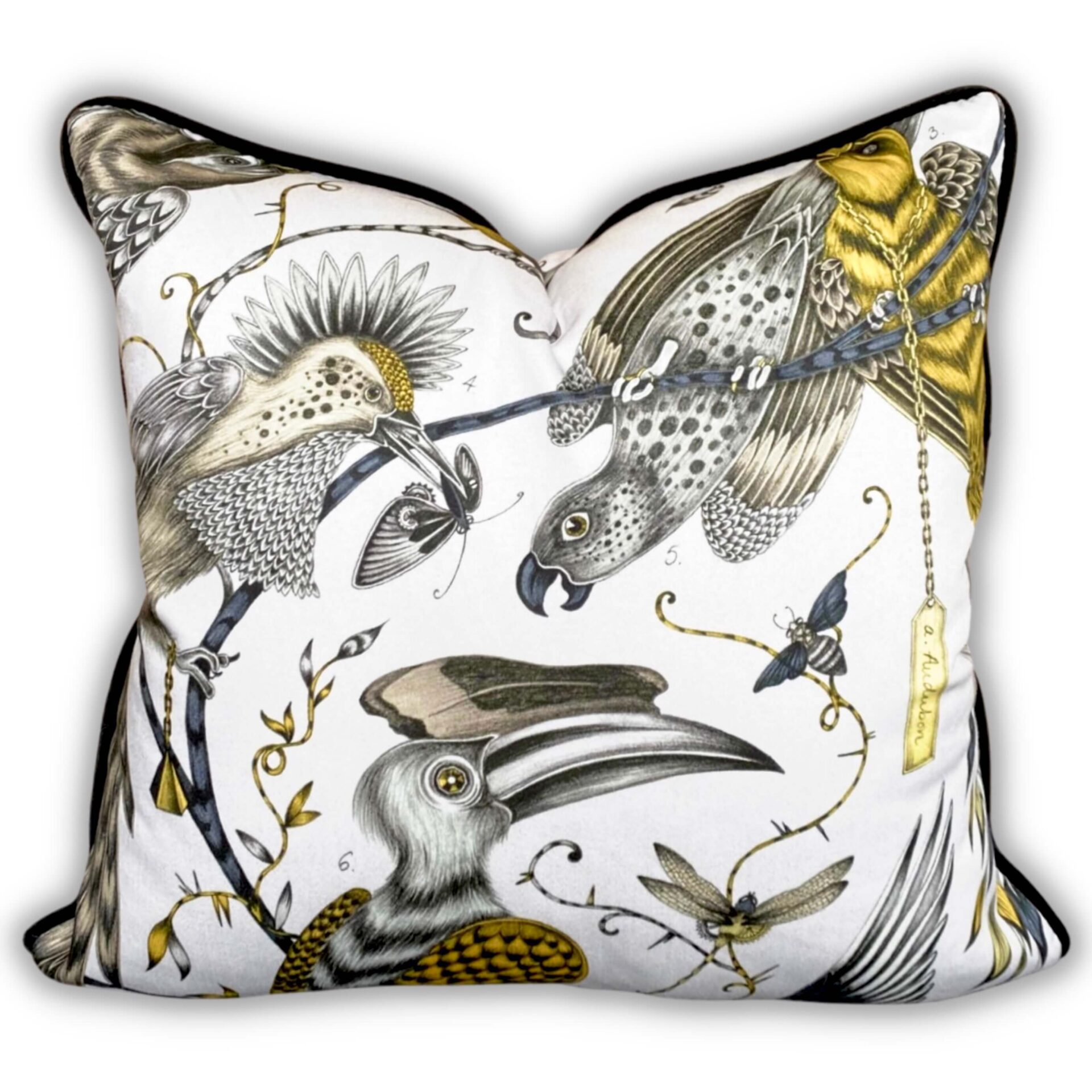 Emma J Shipley Audubon Cushion. Interior Throw Cushion.