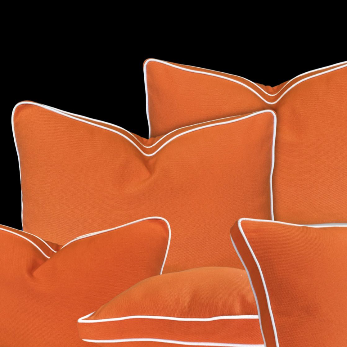 Orange outdoor Upholstery Fabric.