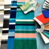 Mokum Textiles South Beach Stripe Fabric.