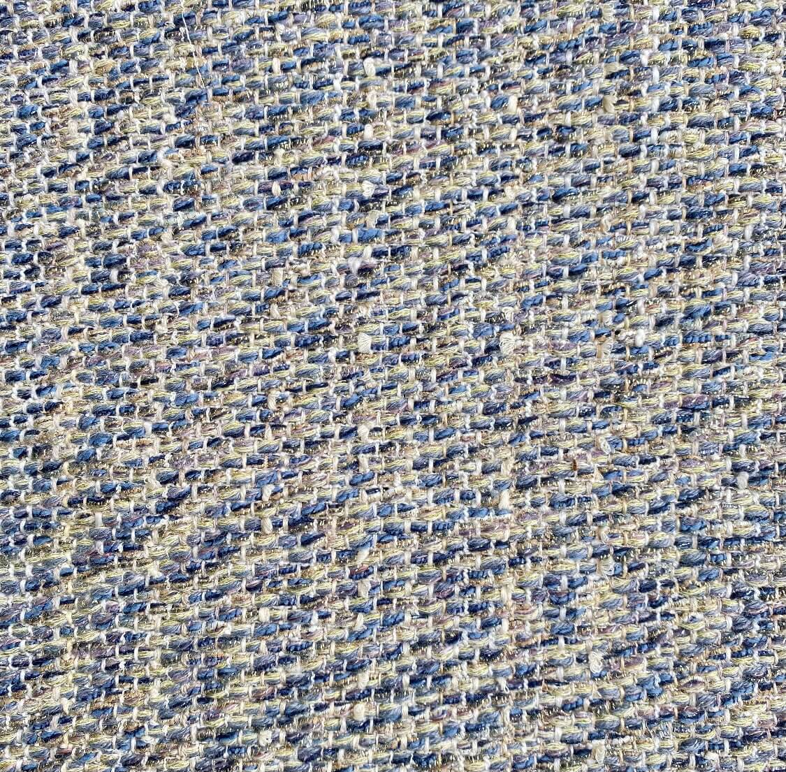 Chanel Boucle Fabric in Blue.