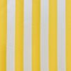 Outdoor Upholstery Fabric Yellow & White Stripe
