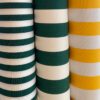 Striped Sunbrella Fabrics for Outdoor Furniture.