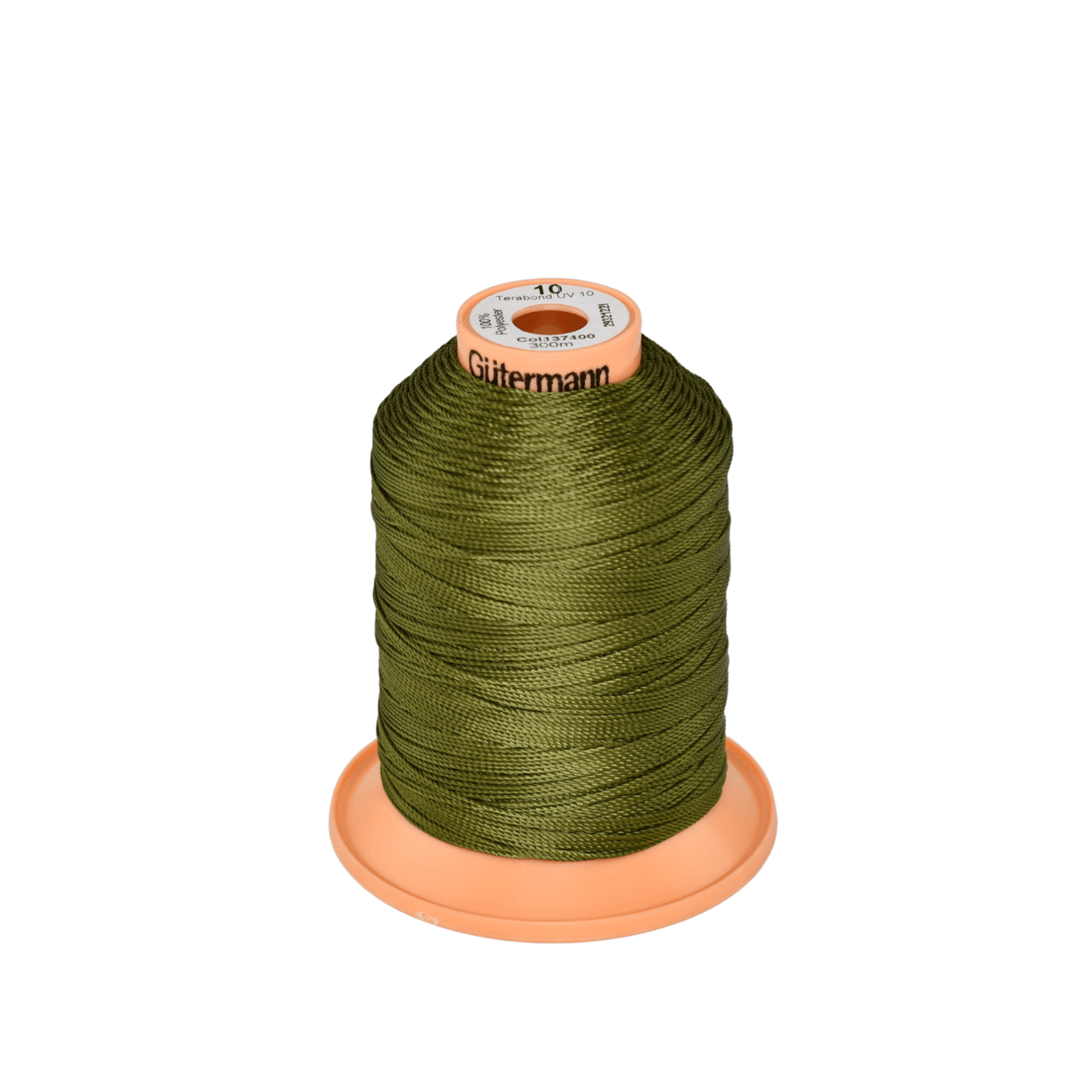 Green Gutermann Terabond 10 UV stabilised Sewing Thread x 300m Grey