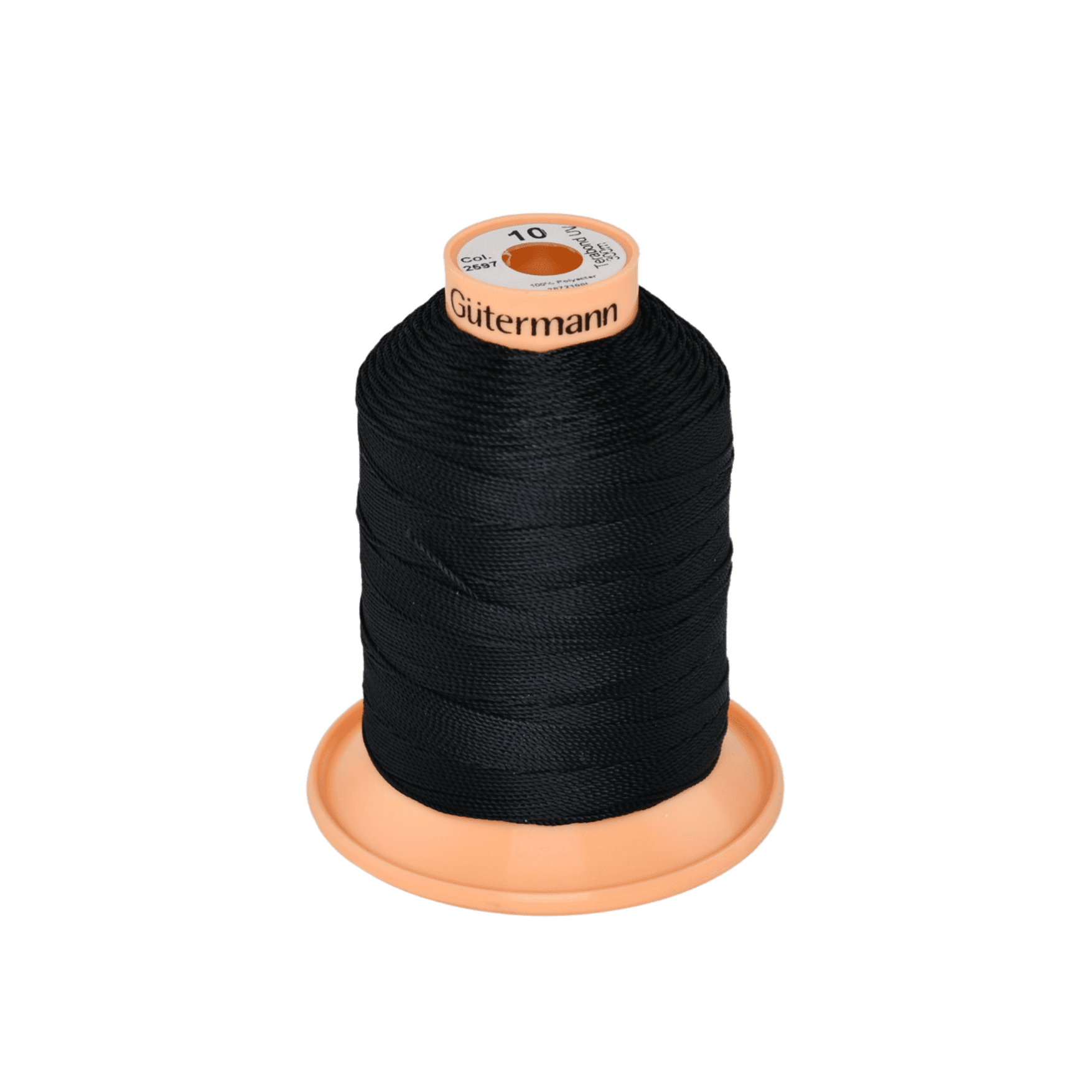 Black Gutermann Terabond 10 UV stabilised Sewing Thread x 300m Grey