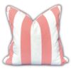 Pink & White Outdoor Cushions.