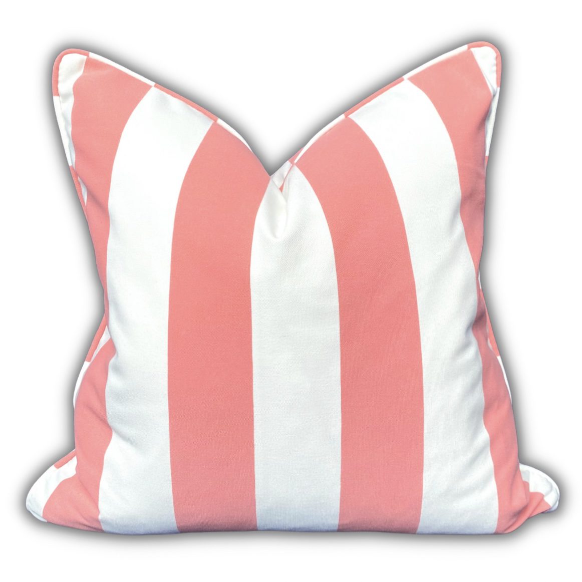 Pink & White Outdoor Cushions.